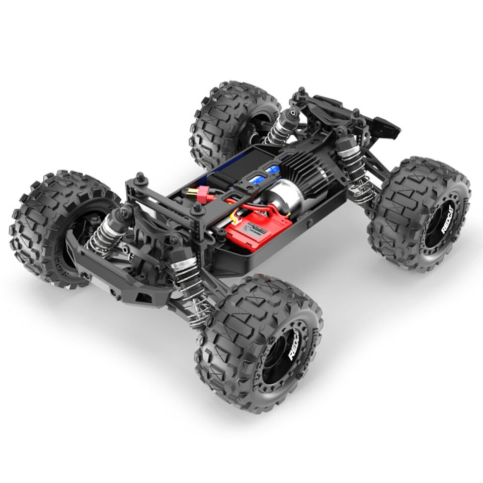 Redcat Racing Volcano-16 1/16 Scale RTR R/C Brushed Electric Monster Truck Blue