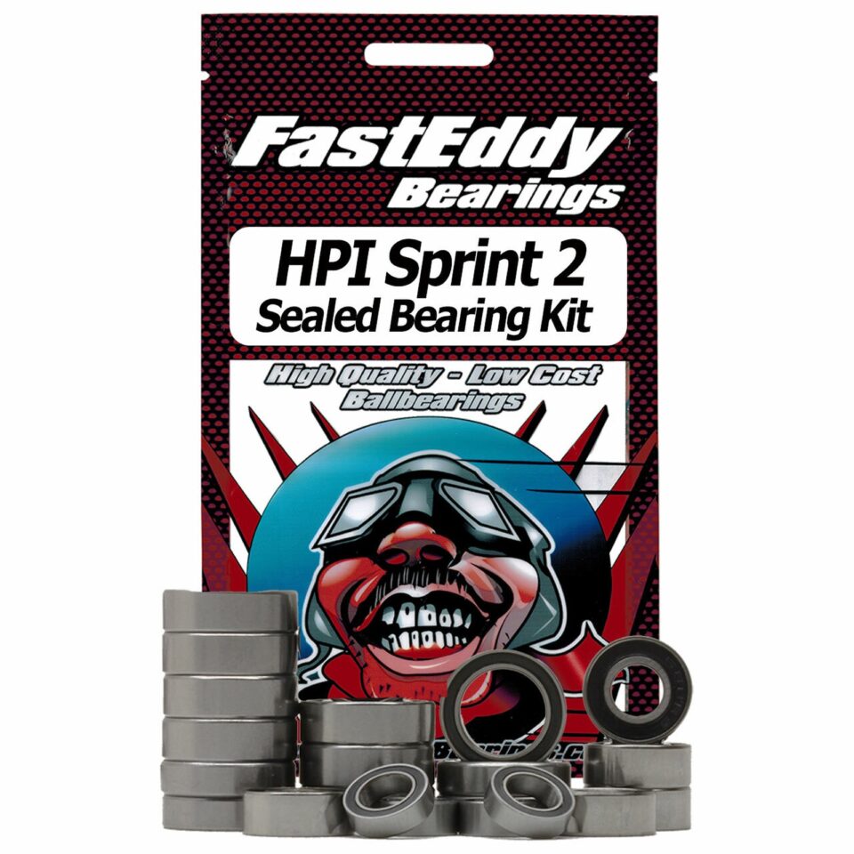 HPI Sprint 2 Flux Team FastEddy Sealed Bearing Kit (16 pcs) (TFE1342)