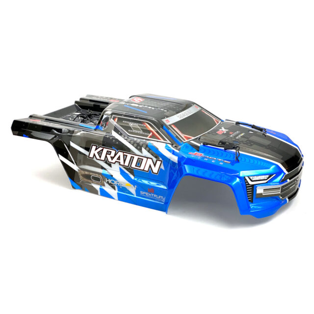Arrma Kraton 6S BLX V5 Painted Decaled Trimmed Body Shell (Blue)