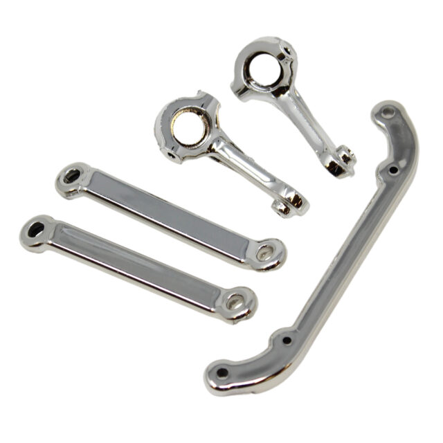 Redcat V2 Steering Arms L/R and V2 Toe Links (Chrome) 1set SixtyFour/Monte Carlo