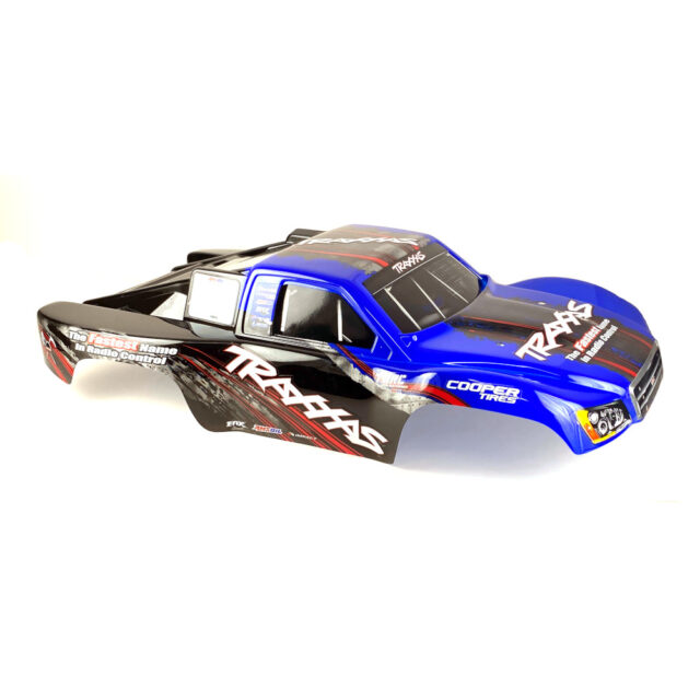 Traxxas Slash Blue Body Shell Painted Decals Applied 2WD/4X4