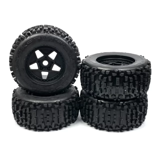 Arrma Notorious 6S BLX Wheels & Tires dBoots 'Back-Flip MT 6S' Tire Set Glued