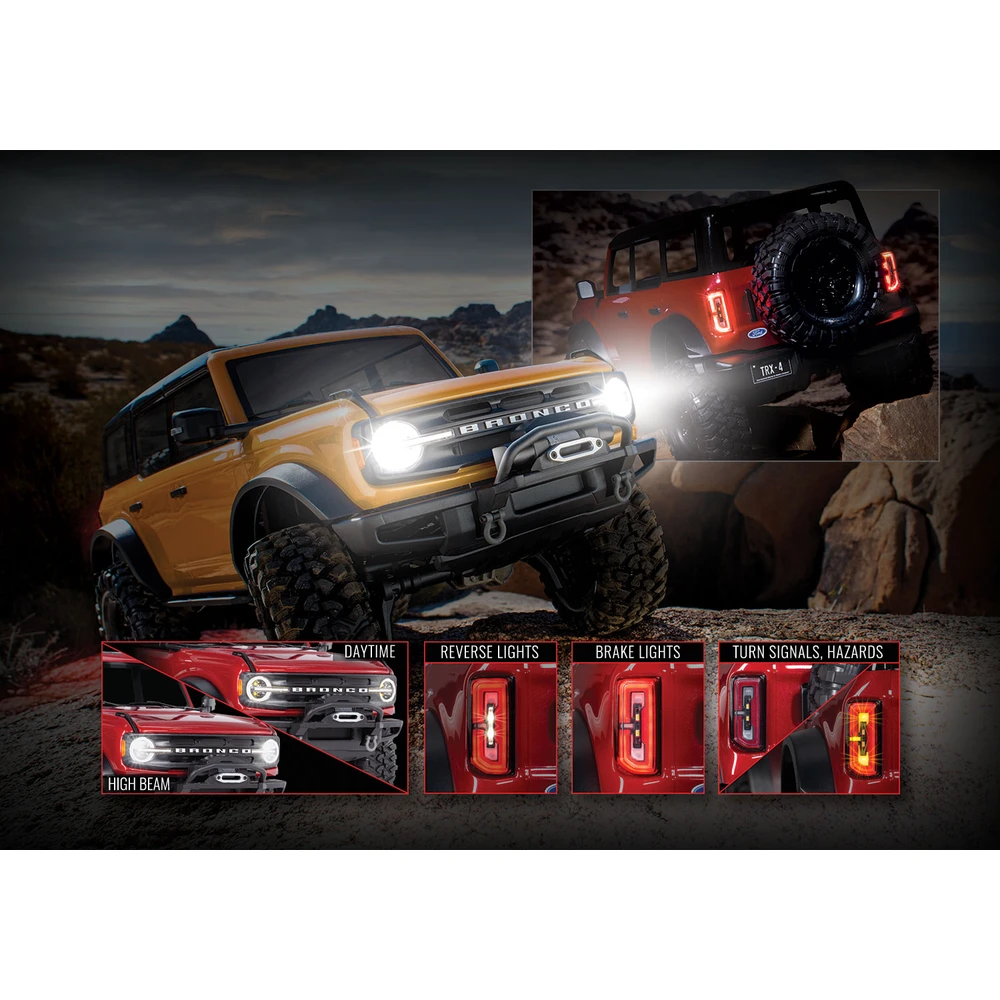 Traxxas TRX-4 2021 Ford Bronco Pro Scale LED Light Kit (9290) | eBay