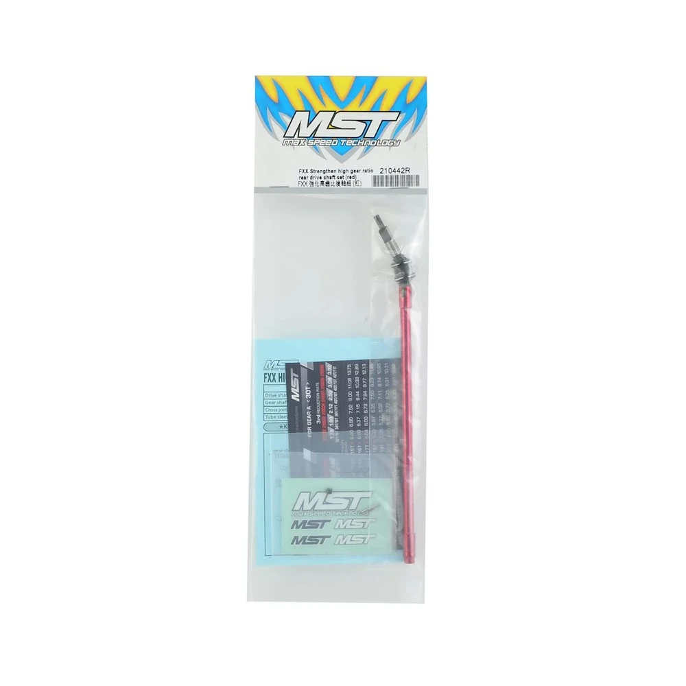 ととと MST FXX-D Strengthen High Gear Ratio Drive Shaft (Red) (MXS-210442